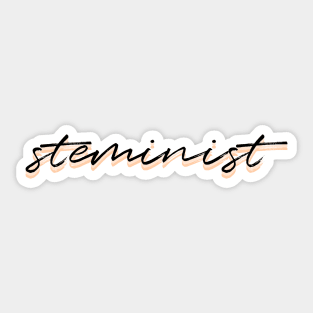 Steminist Peach Sticker